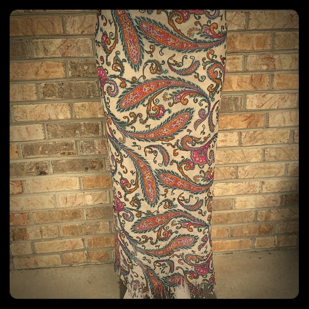 VTG Early 2000s Fringe Skirt Nordstrom by NC Love